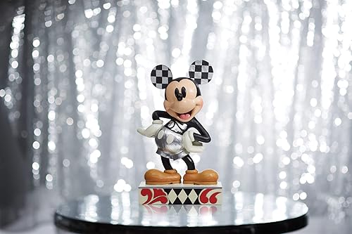 Miniatura 5 de Enesco Jim Shore Disney Traditions 100 Years of Wonder - Figura grande de Mickey Mouse, 17.75 pulgadas, multicolor