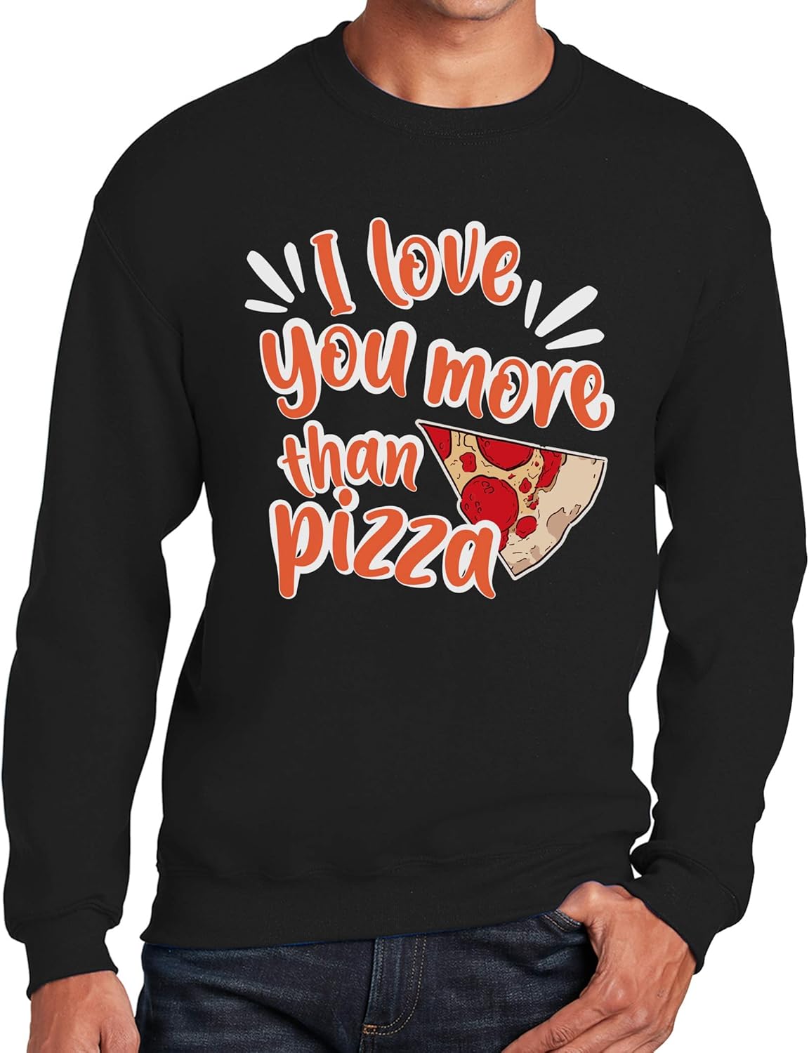 TEEAMORE Custom Crewneck Sweatshirt Add Your Own Design Personalized Text for Men Women - Image 3