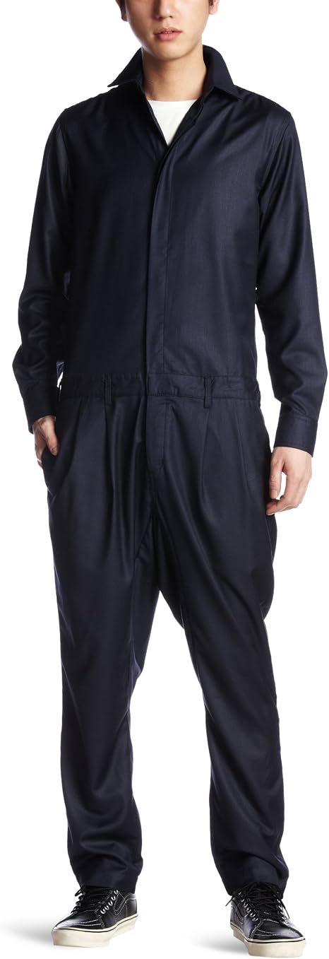 Amazon.co.jp: [ルイス] ジャンプスーツ LU13A007030 38 ネイビー S