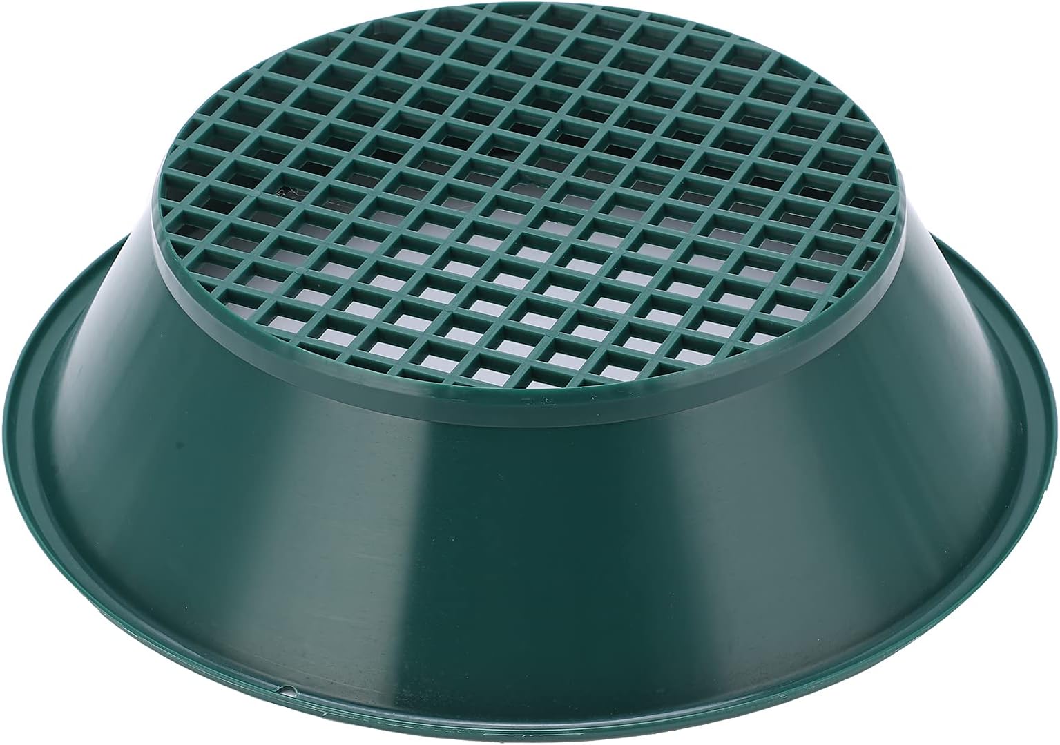 Gold Classifier, ABS Plastic 350mm Manual Gold Pan Screen Sifting Tray, Green Design, Portable and Compact for Panning, Beginners, Beneficiation Experiment, Bottom Grid