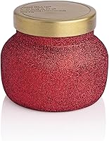 Vista 12 de Capri Blue Signature Glam - Vela en frasco, mezcla de cera de soja de larga duración, velas con purpurina para el hogar perfumadas con aromas