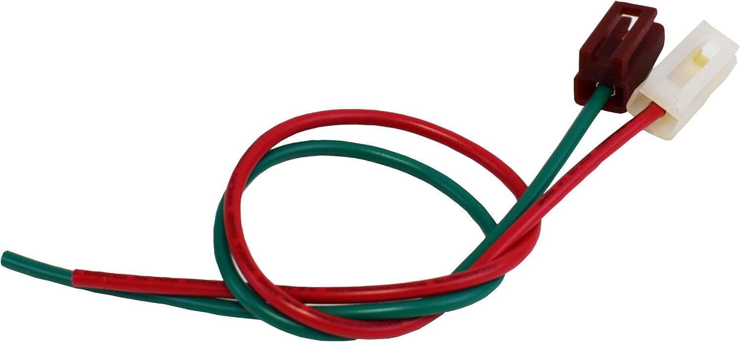A-Team Performance 170073 Pigtail Harness Cable Wires for HEI Distributor Battery and Tachometer Wiring 12V Ignition Coil & Tach Wire Connector Accessories 11” Red and Green