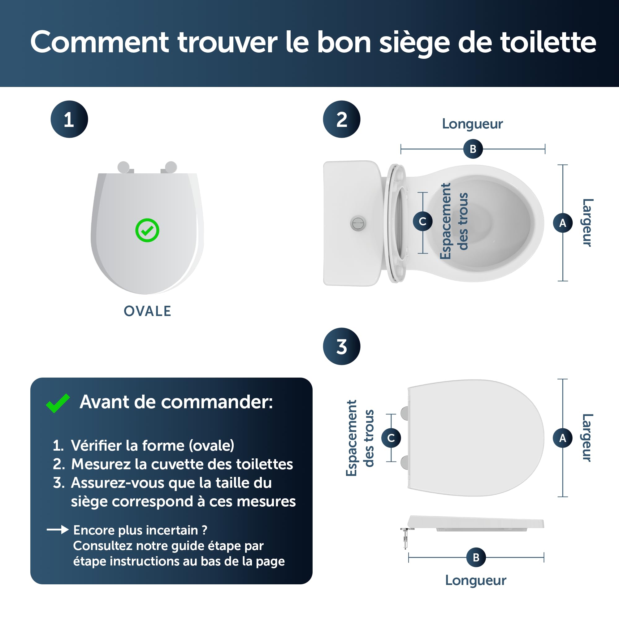 Ideal Standard Tirso Abattant WC, forme ovale universelle, Siège de toilettes avec frein de chute et longue durée de vie, en duroplast robuste – Blanc (365x435 mm)
