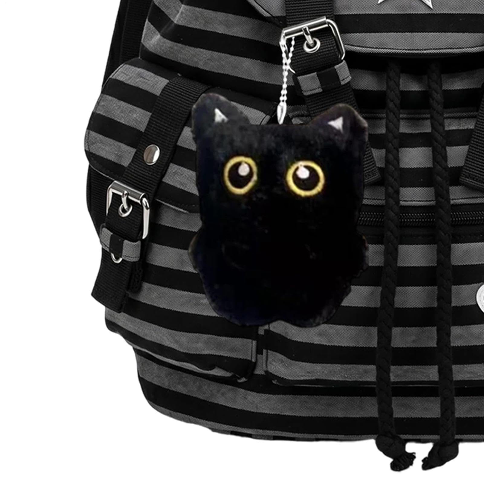 Zaino per Ragazze Fibbia magnetica a stella con charm gatto e spazio