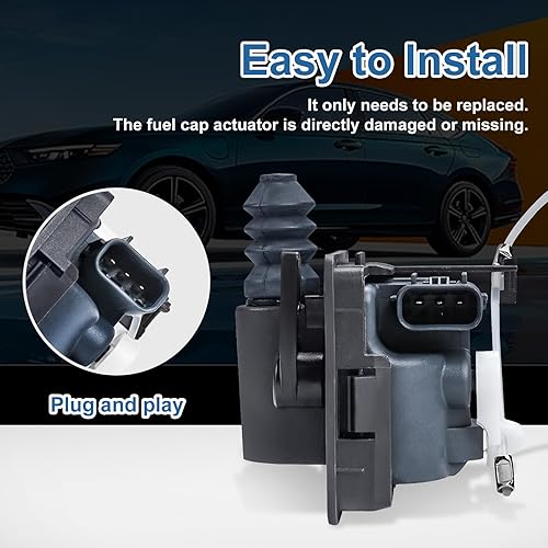 Miniatura 4 de 74700-TBA-A02 Actuador de tapa de combustible, actuador de tapa de combustible, kit de montaje de puerta de gas compatible con Honda Civic 2016 2017