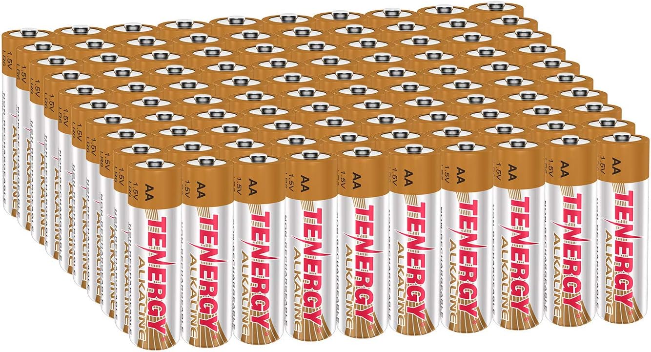 Buy Tenergy 1.5V AA Alkaline Battery, High Performance AA Non