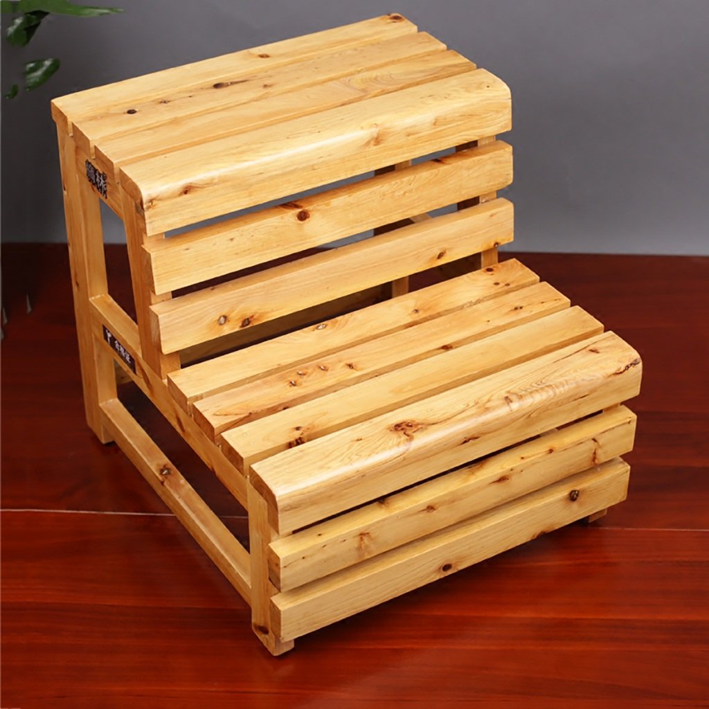 Silla plegable escaleras multifunción LUNEZY de madera de doble uso para cocina