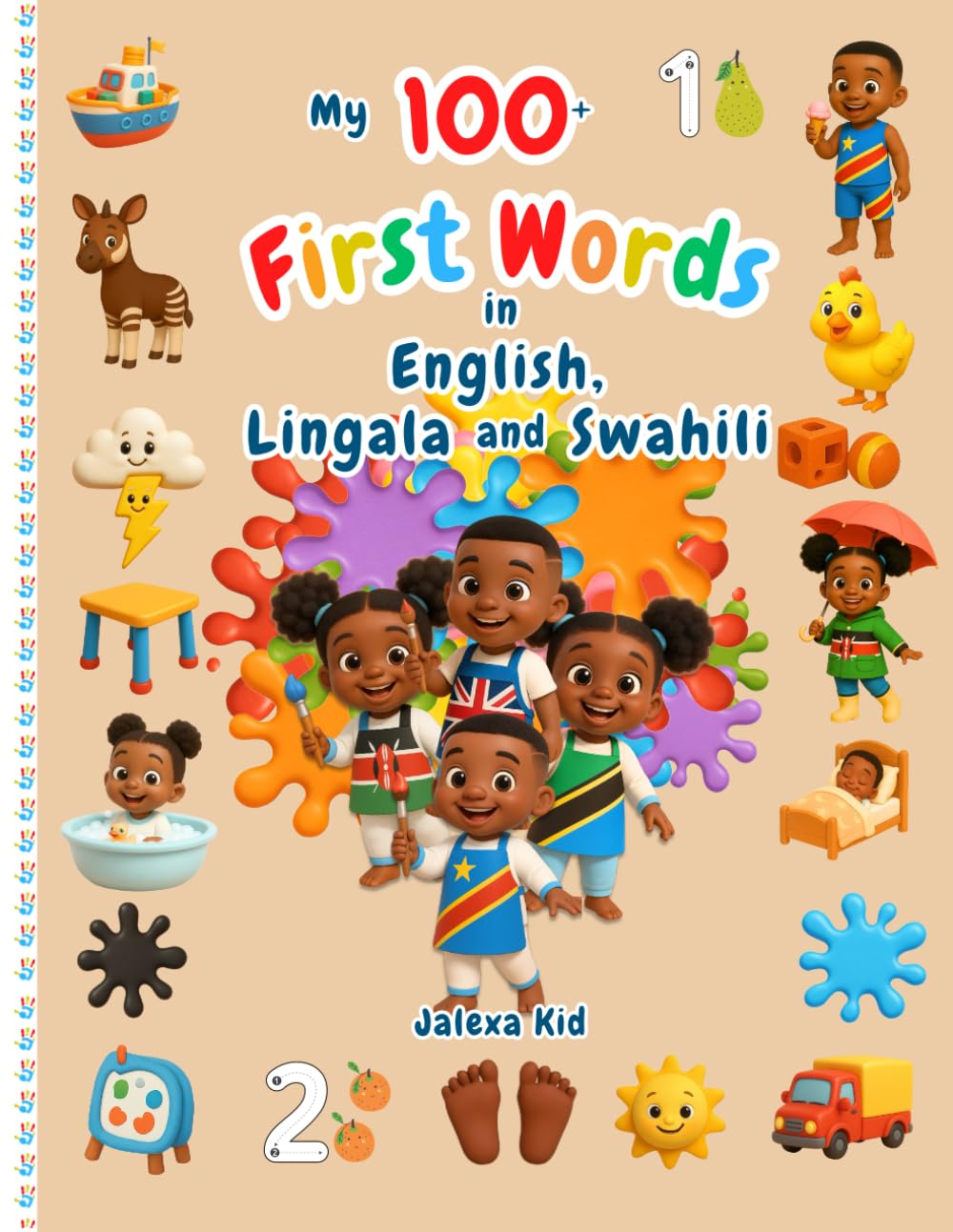 My First 100+ words in English, Lingala & Swahili: 2 (Trilingual books)