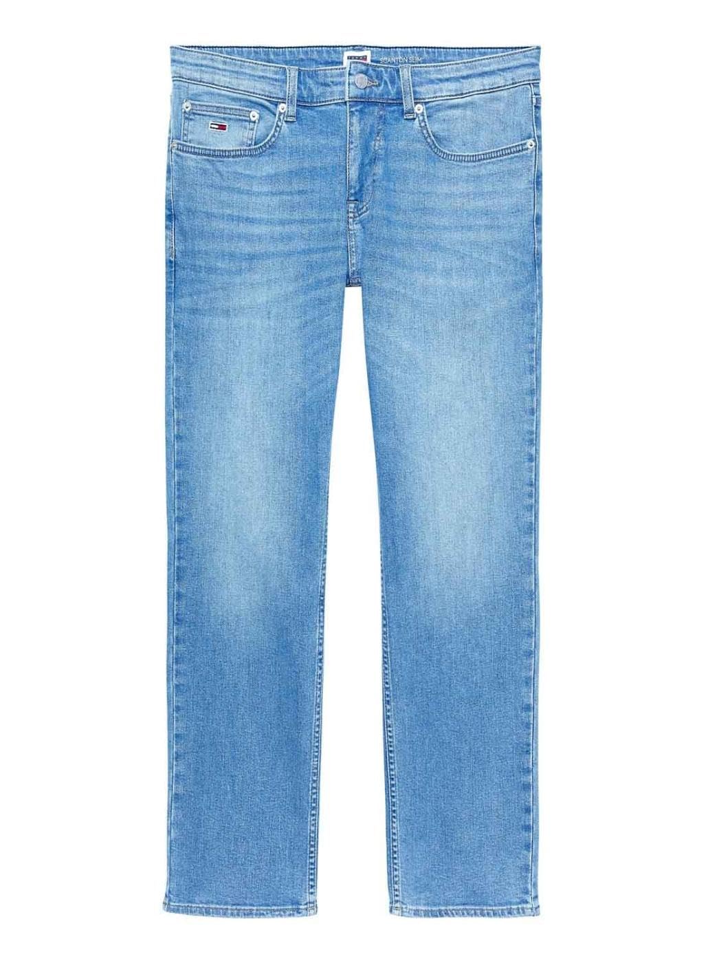 Tommy Jeans Vaqueros Hombre Scanton Slim Fit, Azul (Denim Medium), 32W/32L