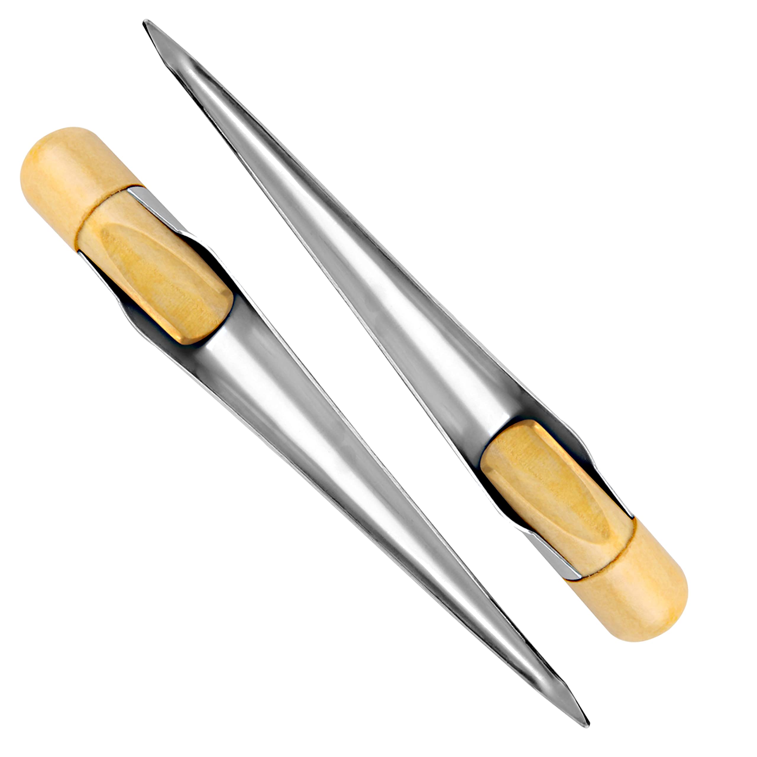 Barca Marina Manico In Legno In Acciaio Inox Corda Splicing Spike - 11