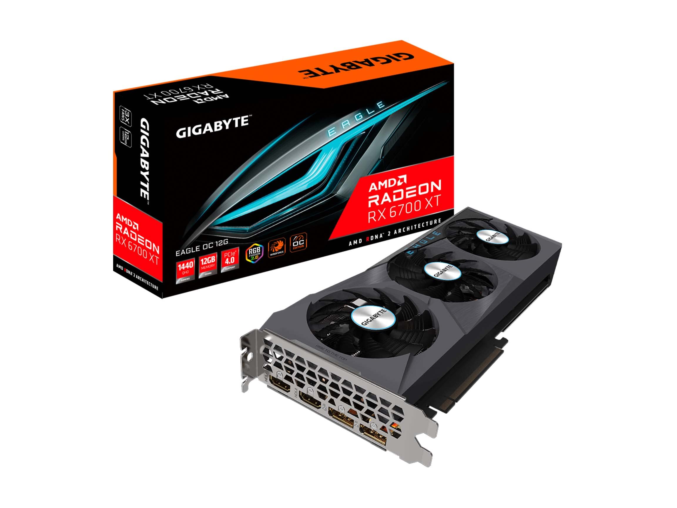 Amazon | Radeon RX 6700 XT Eagle OC 12G グラフィックカード 