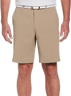 PGA TOUR Men's Flat Front Horizontal Textured Golf Short