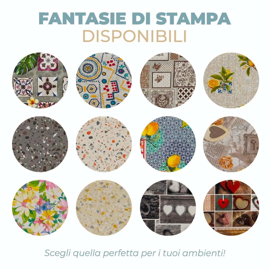 PARAMAISON Tovaglia Antimacchia Imbottita con Mollettone 450x140 | Rettangolare, Antiscivolo, Cuore Rosso