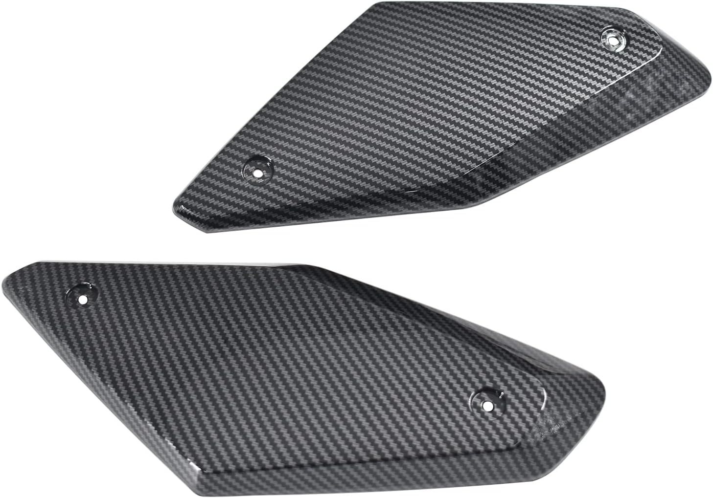 Motorcycle Air Intak Cover Front Gas Tank Oil Side Frame Trim Cover Panel Fairing Shell Guard Protector fit for H-o-n-d-a CB650R CB 650 R CBR650R 2019 2020 2021 2022 2023 (Carbon Fiber Look)