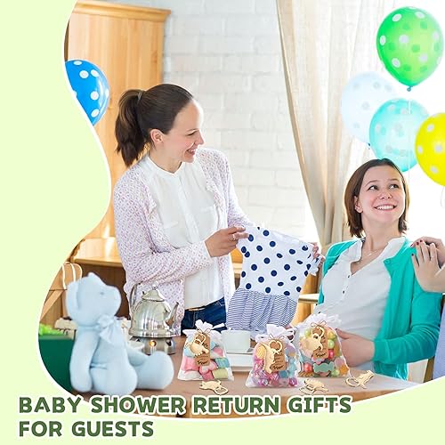 Miniatura 5 de 54 piezas de abrebotellas de dinosaurio, regalos de devolución de baby shower para invitados, abridor de botellas y recuerdos con bolsas de organza,