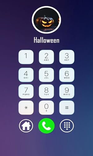 Fake call scary halloween