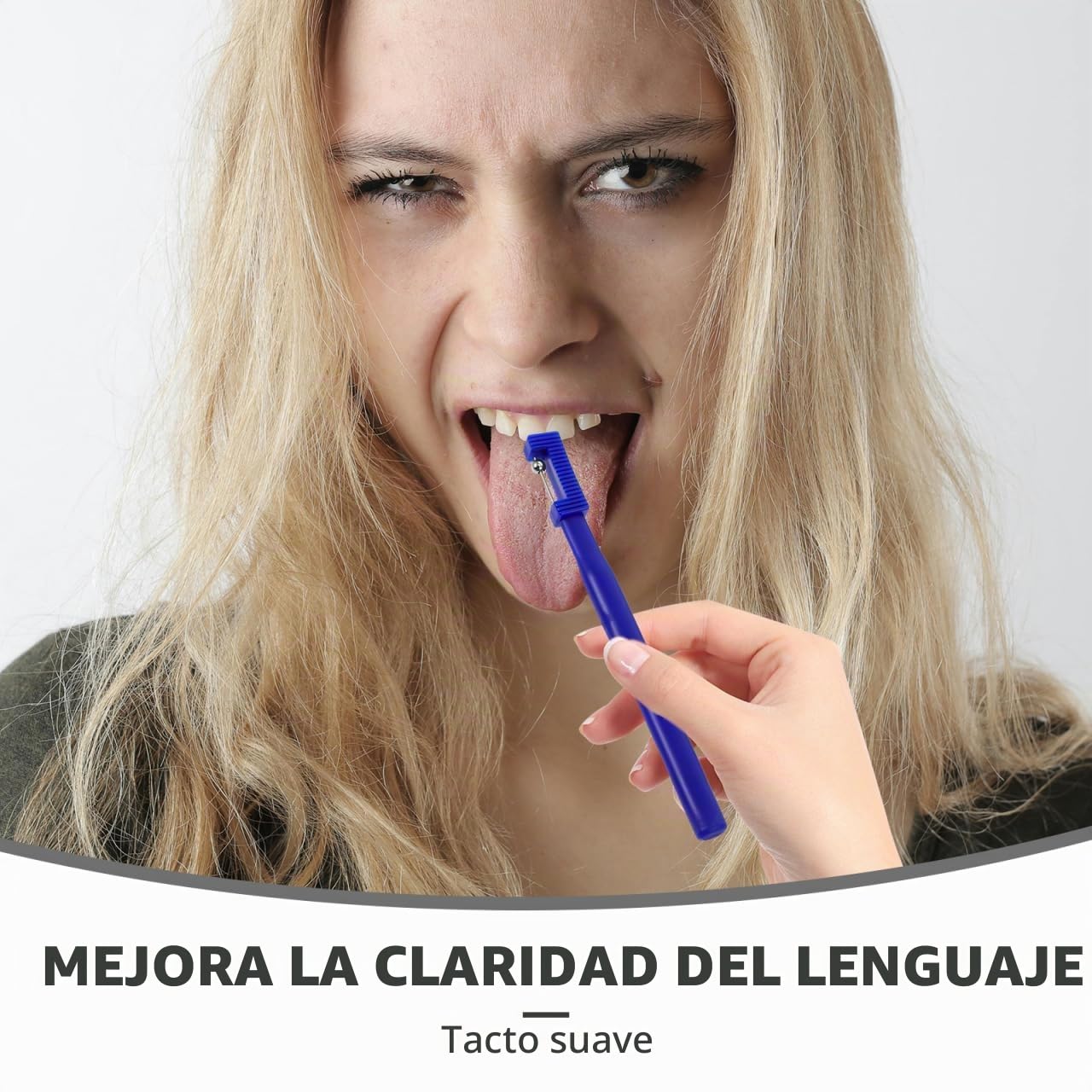 Ejercitador Lingual 4pcs – Entrenador de Músculos Orales en Acero Inoxidable para Mejorar Pronunciación y Control de Saliva – Herramienta Logopedia para Niños y Adultos