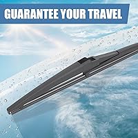 Vista 25 de GSPSCN Limpiaparabrisas trasero de 10" para Chevy Trax 22-13 Traverse 24-18 /Jeep Compass 17-07，Patriot 17-07/ Ford Escape Focus 07-01/ Dodge