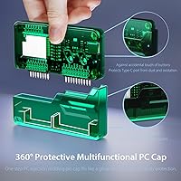 Vista 4 de Funda de protección para Flipper Zero Wi-Fi Dev Board V1 ESP32-S2, accesorios compatibles con Flipper Zero WiFi Dev Board - Verde