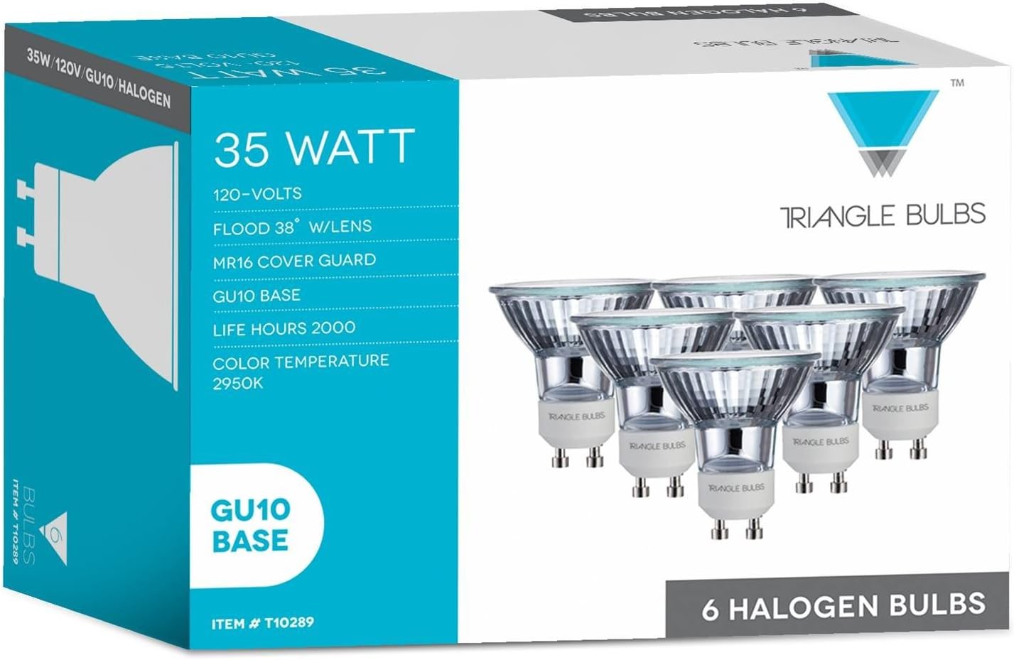 GU10 Base 35 Watt MR16 FMW Halogen 35W Flood Light Bulb