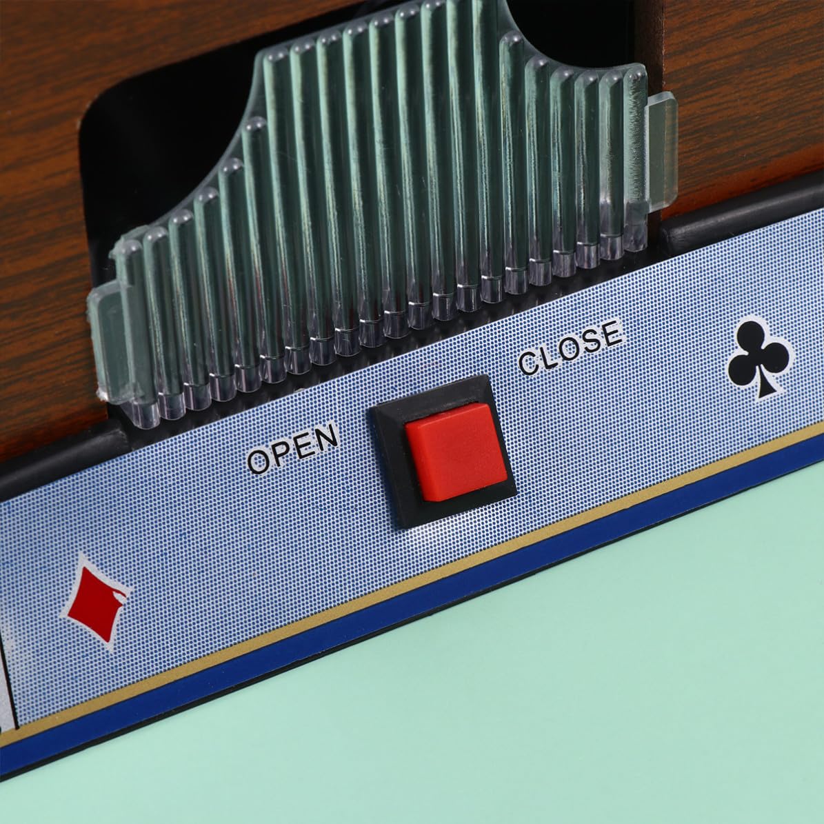 Mélangeur Automatique de Cartes à Jouer Électrique, Bois et Plastique