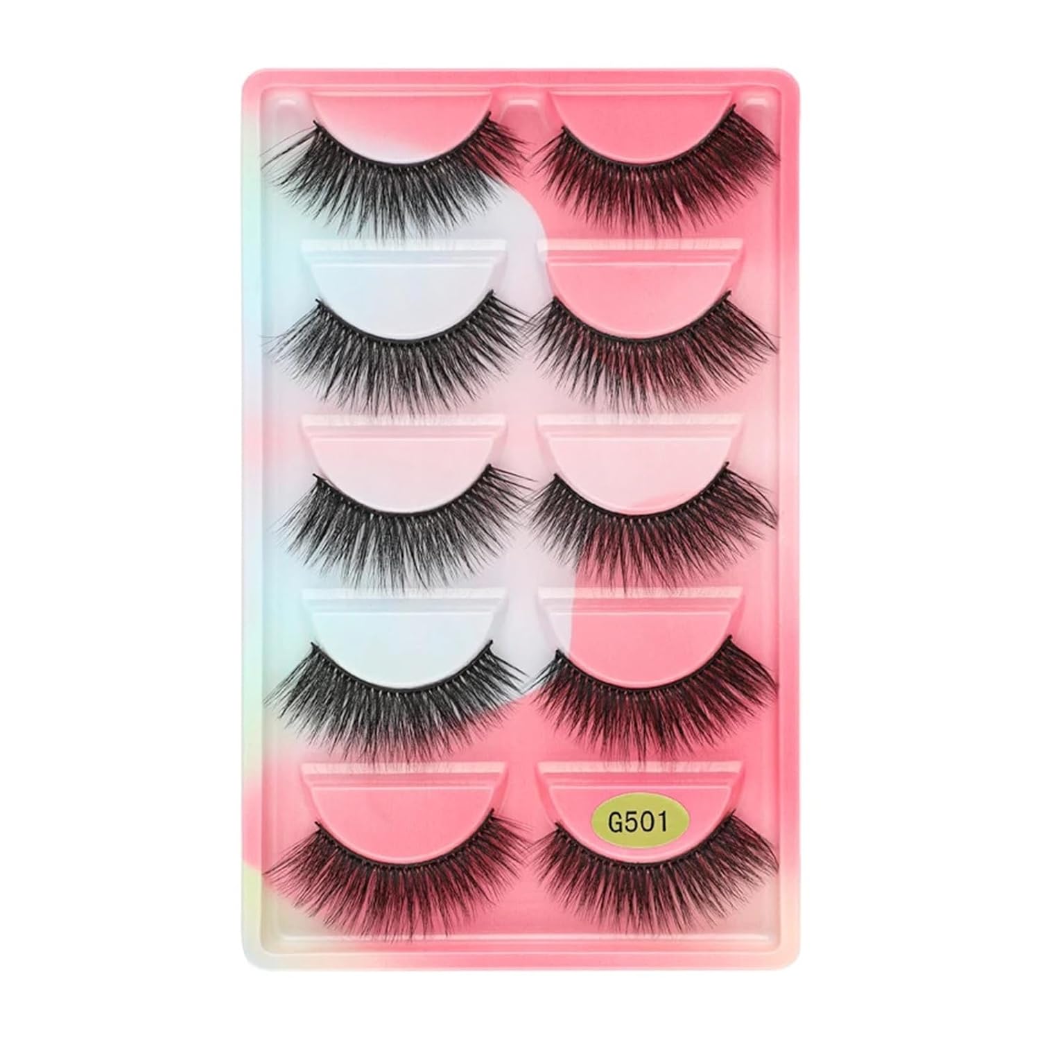 UAMOU 2-50 Boxes Eyelashes faux mink lashes natural 3d mink eyelashes volume false lashes in bulk cilios Cheerfully