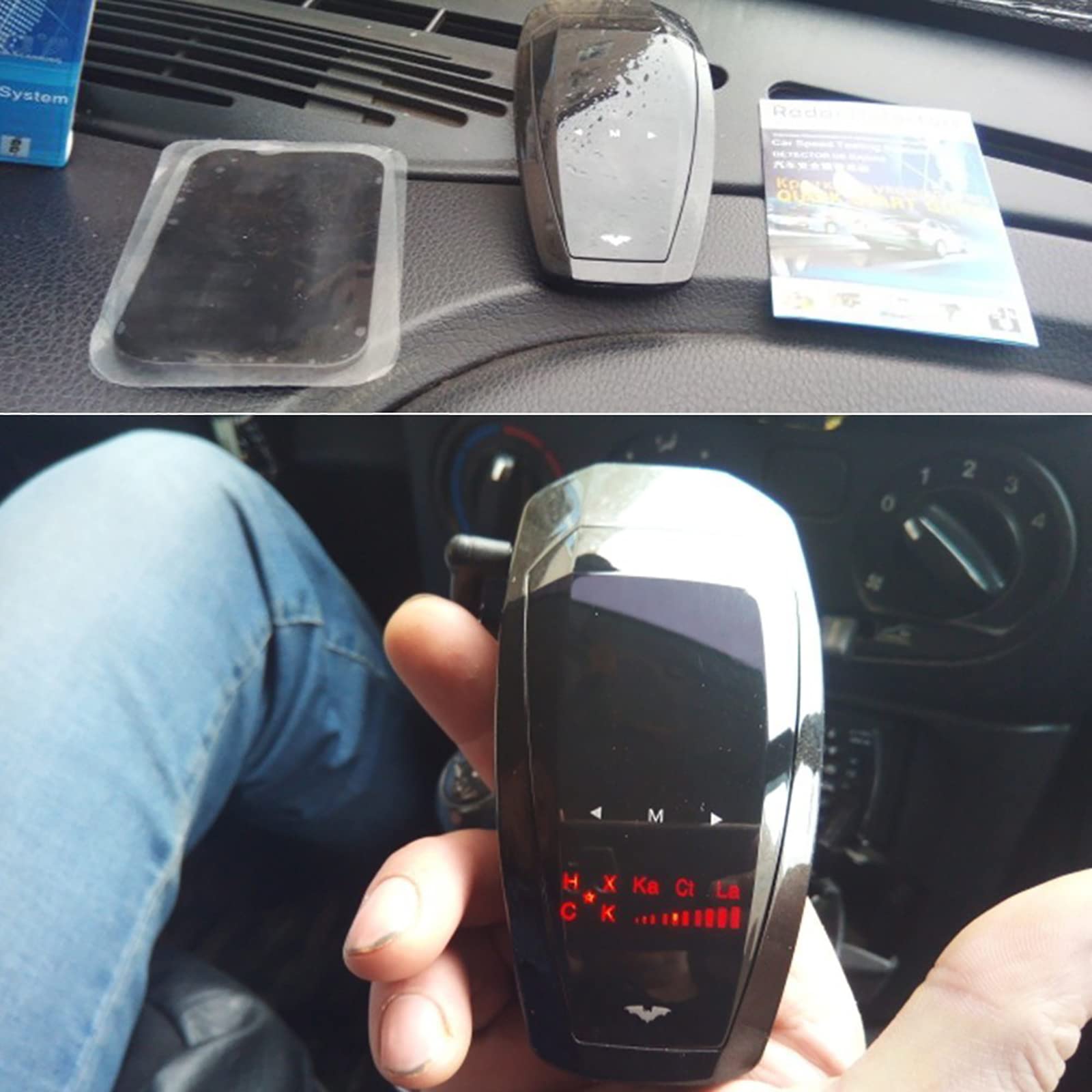 Voiture Détecteur De Radar, Système D'alerte Vocale, Compteur De Vitesse en Mode Ville Et Autoroute, Routes en Temps réel avec Voix alerteAffichage
