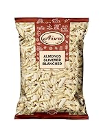 Vista 1 de Almendras astillas blanqueadas Aiva (bolsa a granel de 5 libras) – Almendras listas para usar de primera calidad para hornear, cocinar y hacer