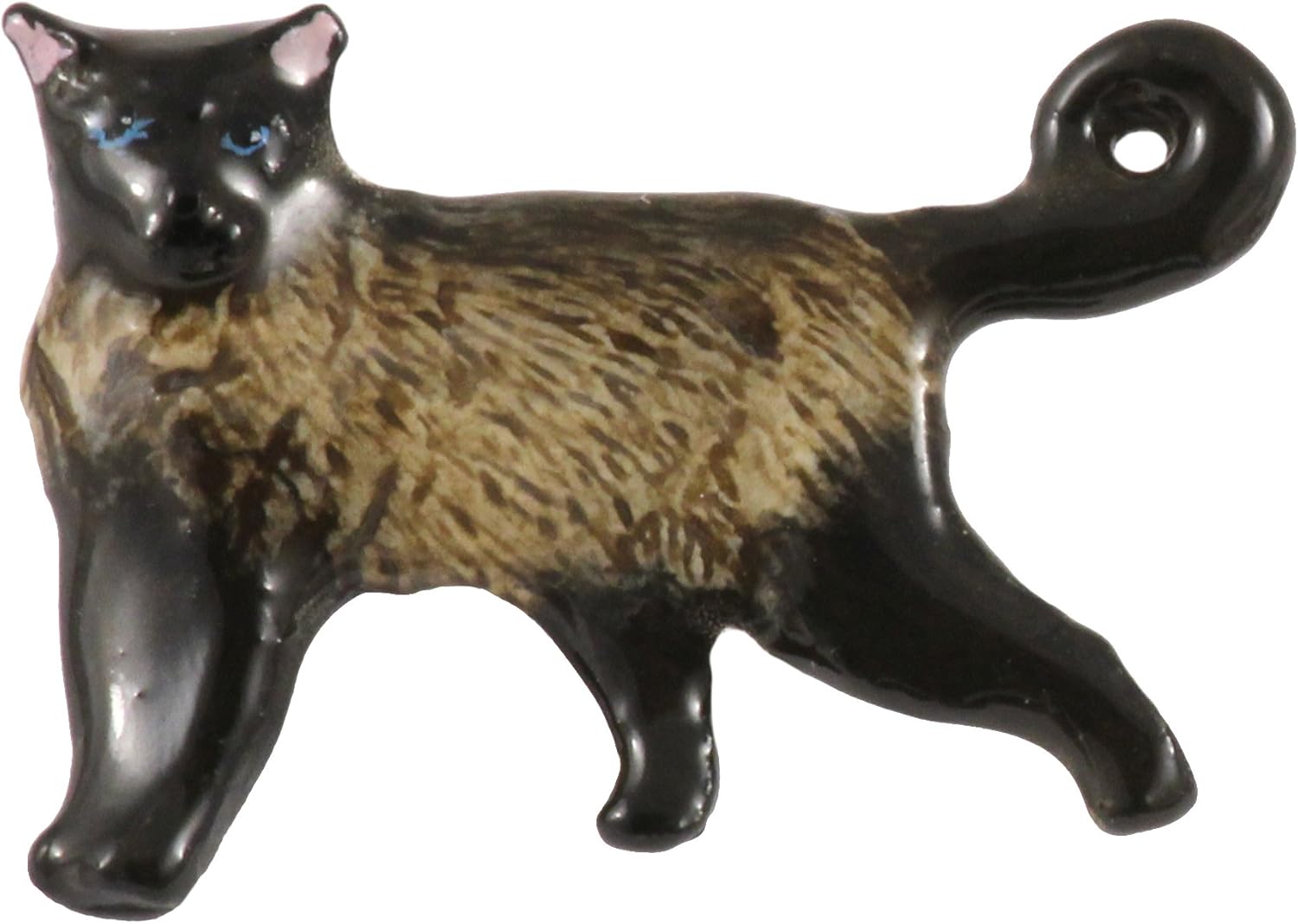 Creative Pewter Designs Hand Painted Cat Standing Pin CP009B
