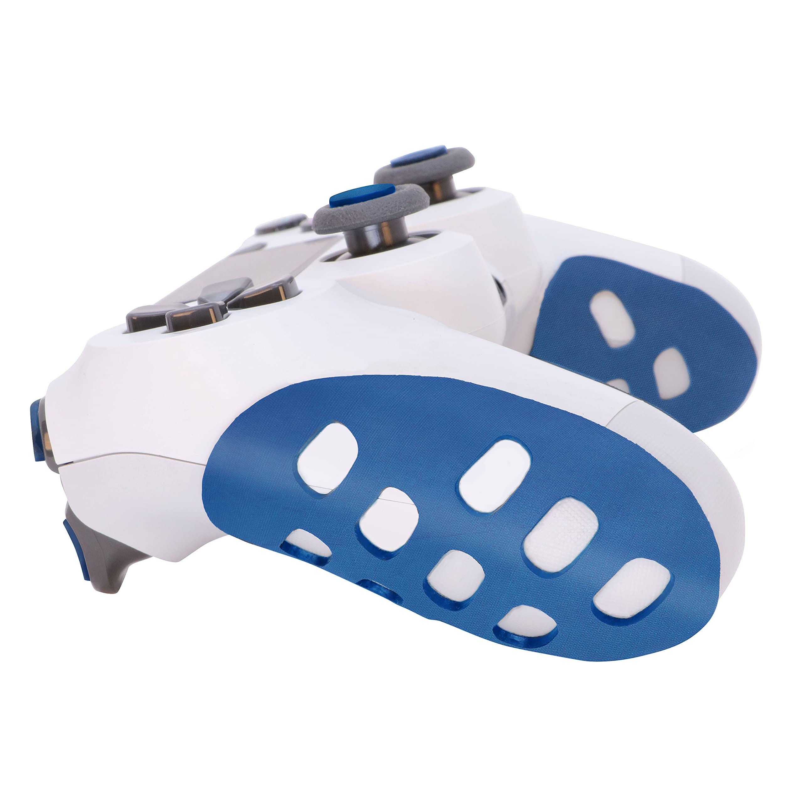 SetexPS4 Controller Grip (Color - Blue) - Anti-Slip Microstructured Grips - (1 Set for PlayStation 4) - 1mm Grips Only