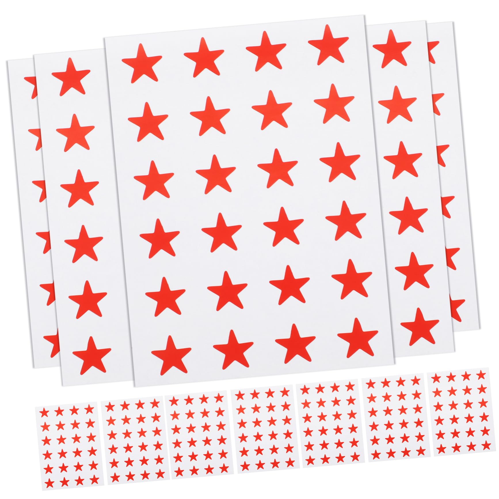 5 Set Di Adesivi Con Etichetta A Forma Di Pentagramma Adesivi Per Mappe Adesive Piccoli Per Mappe Decorativi Per Cucina Scuola Ufficio Uso Senza Colla 280 Pezzi*5