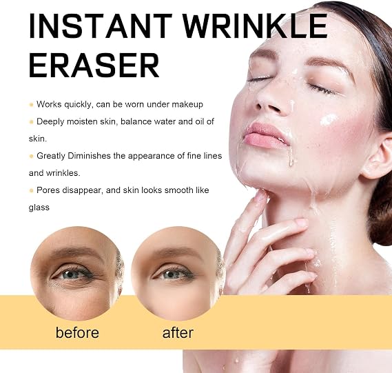 Skips The Line Instant Wrinkle Eraser Face Cream, Tightening Skin Elasticity Cream, Deep Nourishing & Repairing, Fade Fine Lines For Face And Body (3)