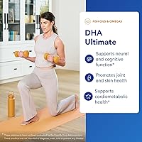 Vista 3 de Pure Encapsulations DHA Ultimate Concentrado de aceite de pescado DHA supercrítico ecológico extraido con CO2 60 cápsulas de cápsulas blandas