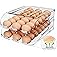 Egg Holder for Fridge, Automatically Rolling Egg Storage Container for Refrigerator,Large Capacity Egg Organizer for Fri