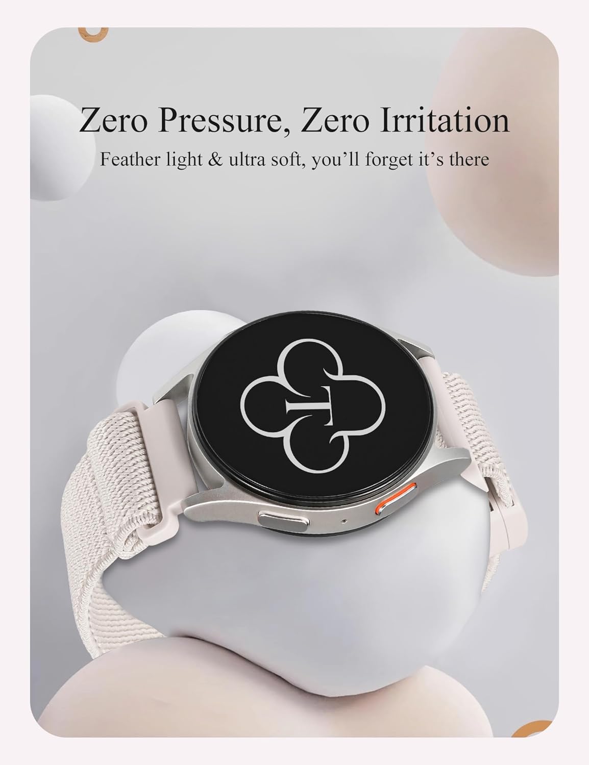 TOYOUTHS 3 Pack Magnetic Stretchy Band Compatible with Samsung Galaxy Watch 7/6/5/4/FE/Active 2 40m 44mm/Watch 6/4 Classic/5 Pro 45mm, 20mm Wristband Elastic Nylon Braided Sport Strap Women Men - Image 2