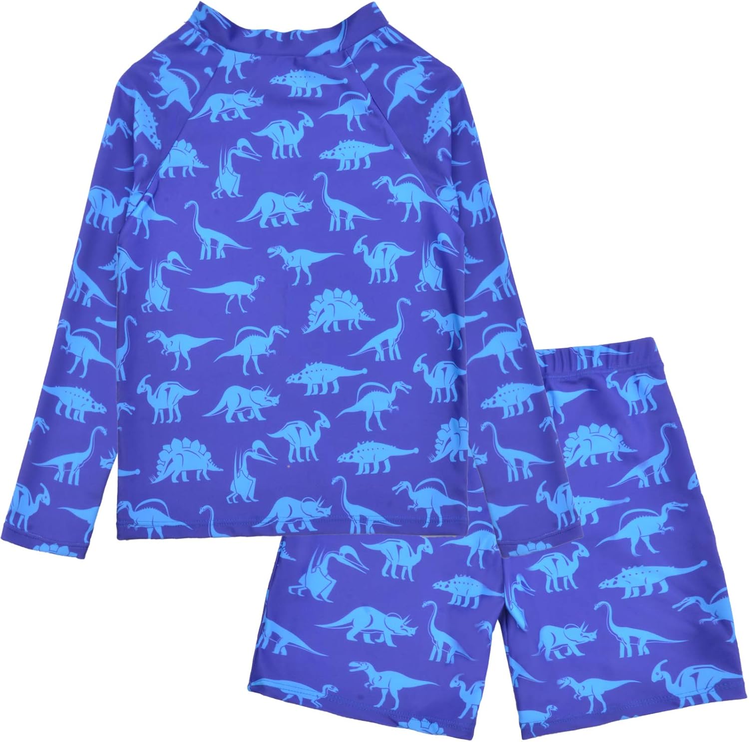 Boys Swimsuit Rash Guard and Swim Trunks Set Toddler Boys Bathing Suit Long Sleeve Swimming Suits Boys' Swimwear 3-8Y - Image 4