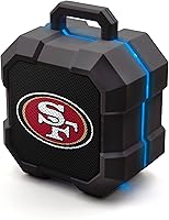 Vista 11 de SOAR NFL Shockbox - Altavoz Bluetooth inalámbrico LED, resistente al agua, IPX4, 5.0 Bluetooth con más de 5 horas de tiempo de reproducción, pequeño