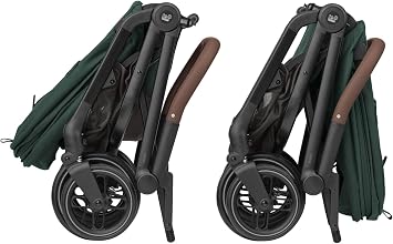 Maxi-Cosi Leona2 Duplex Extendable Back Support Full Recline Baby Stroller Twillic Green
