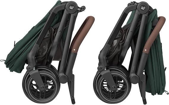 Maxi-Cosi Leona2 Duplex Extendable Back Support Full Recline Baby Stroller Twillic Green