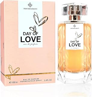 Day of Love Eau de Parfum Spray for Women,Long Lasting Fragrance, Notes of Juniper, Apricot, Apricot Tree Flower 3.4 oz Spray, Ideal Gift for Mom, Graduates