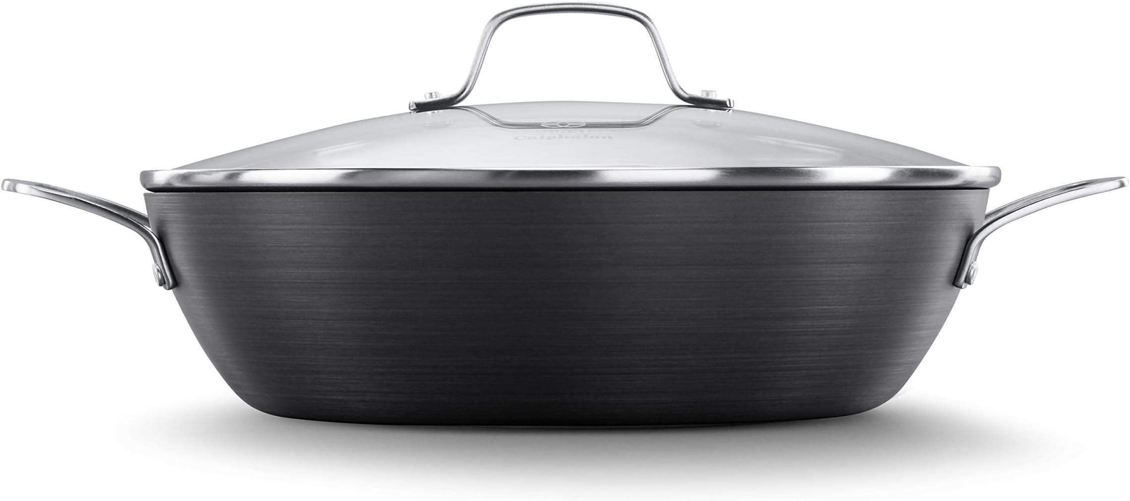 Calphalon 1932442 Classic Nonstick All Purpose Pan with Cover, 12-Inch, Grey