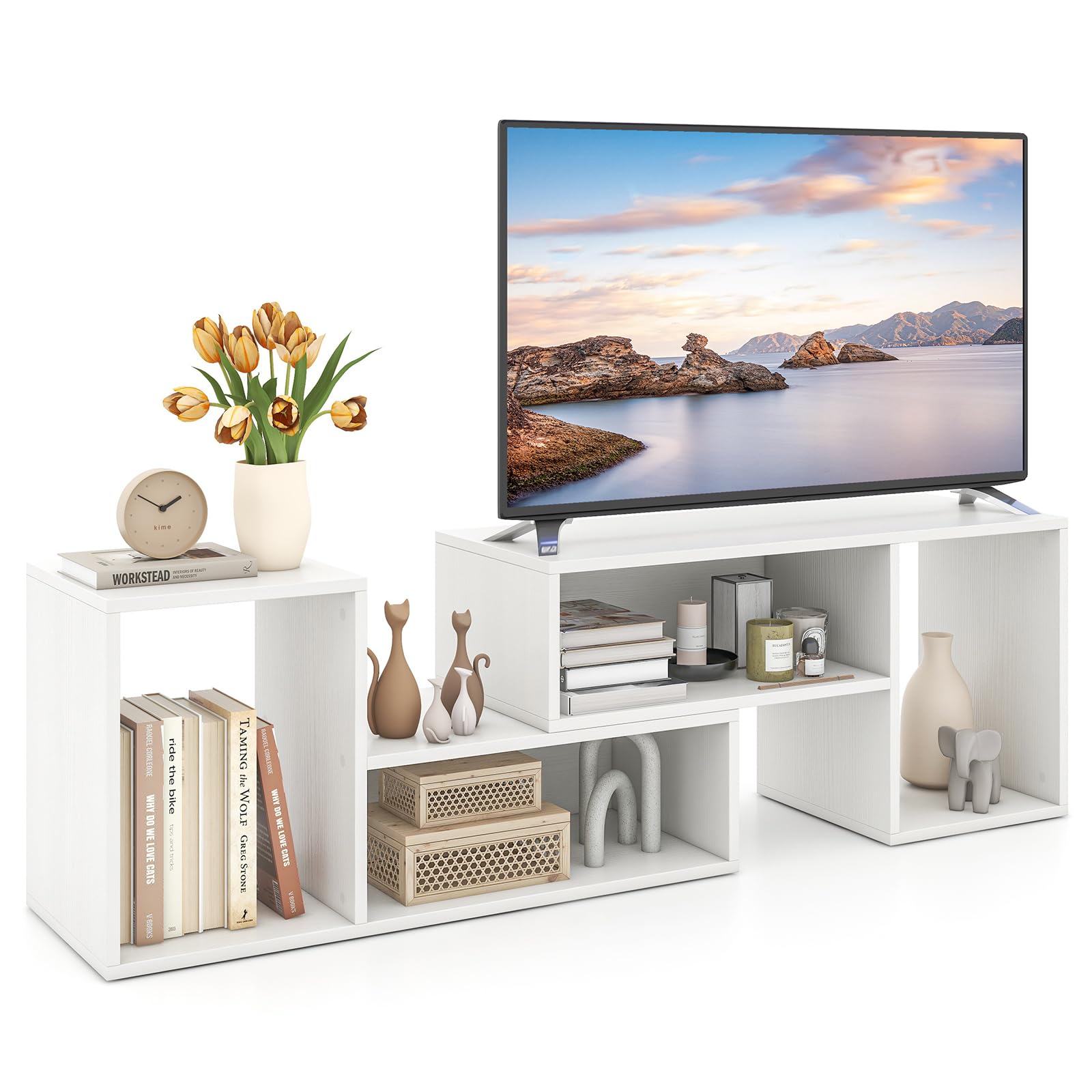 テレビ台 TRUCK FURNITURE AG SHELF TV BOARD L Amazon.com: LDAILY L-Shaped TV Stand, TV Entertainment Center with
