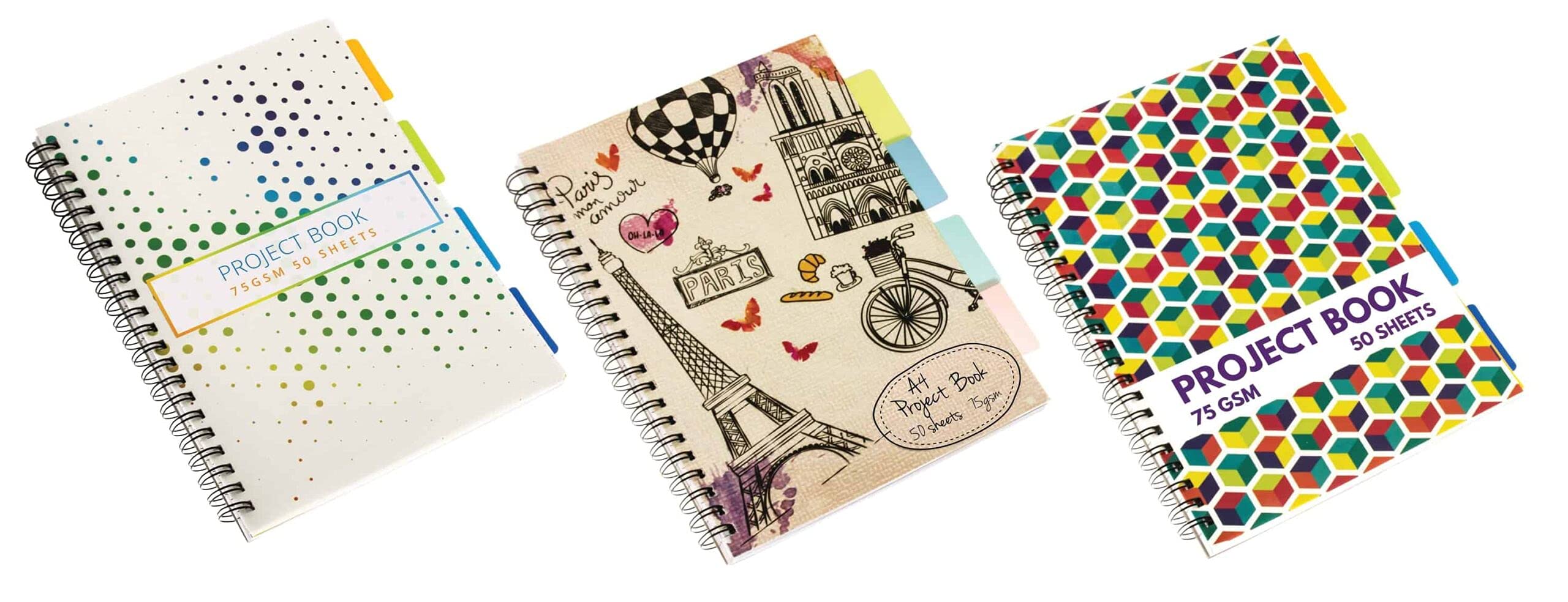 Chiltern Wove A5 50 Sheet Project Book