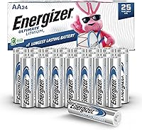 Energizer Ultimate Lithium AA Batteries 24 Pack - Longest Lasting 1.5V AA Lithium Batteries for Extreme Temps & Blink Cameras
