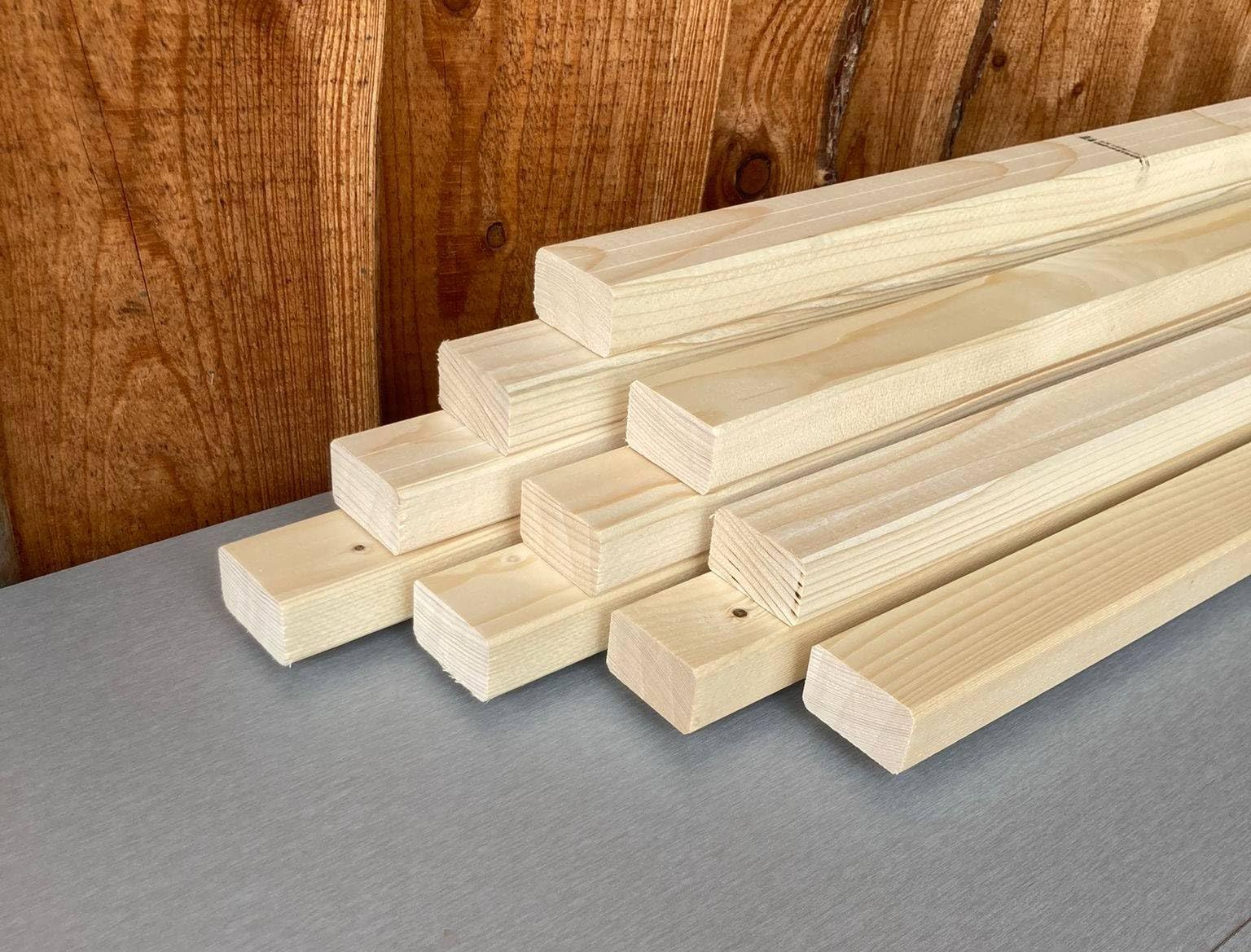 KVH Nsi 3 x 5 cm Fichte gehobelt Dachlatten Bauholz Konterlatte Holz 120 cm Länge (3 x 5 cm - 120 cm Länge - 10 Stück)