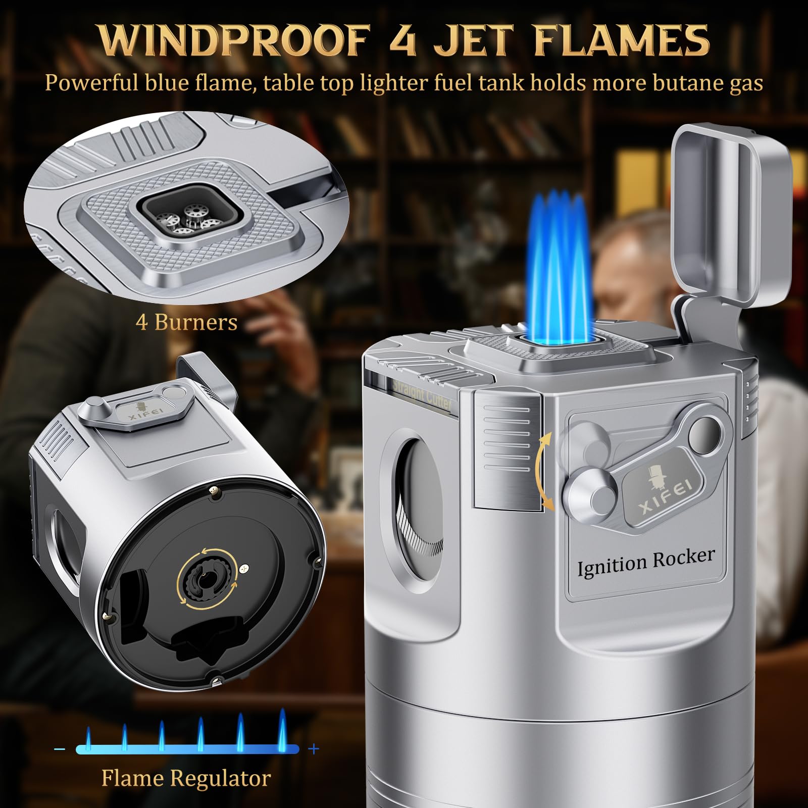 ⭐︎Michael Raucheisen 66CDセット Amazon.com: XIFEI Acrylic Humidor Jar & XIFEI 8-in-1 Desktop Cigar