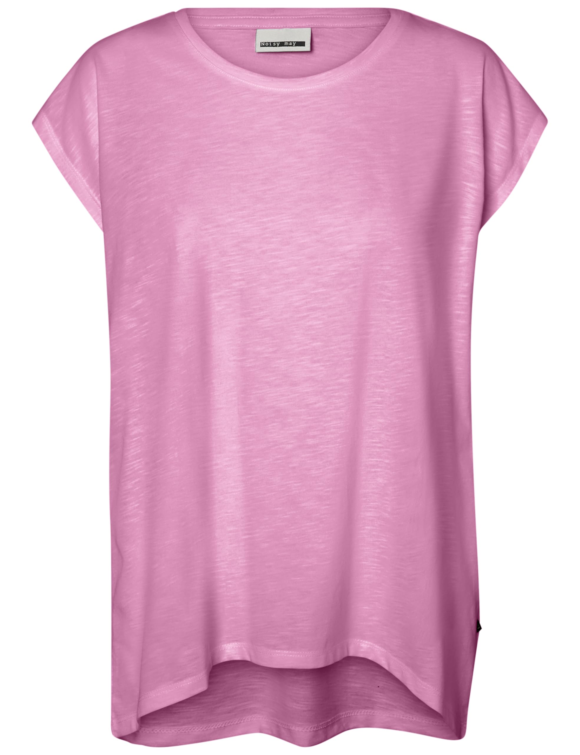 Noisy May Women's Nmmathilde S/S Loose Long Top FWD Noos, Bonbon, XS