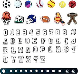 softball jibbitz for crocs amazon