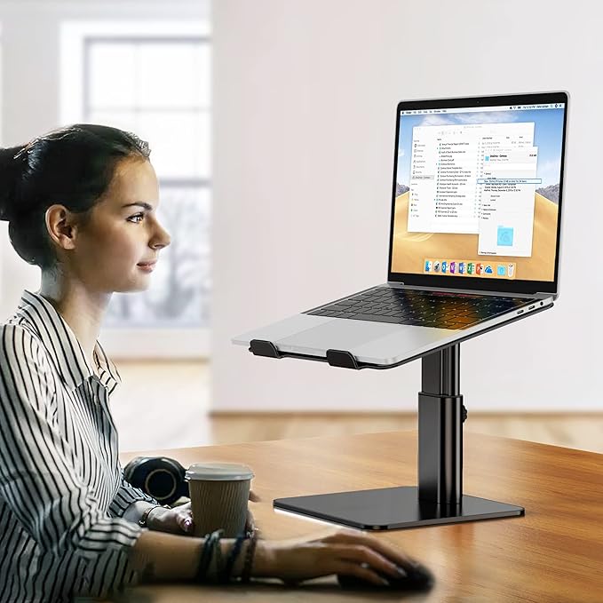 Soporte para laptop BESIGN LSX6N Negro Ajustable miniatura 7