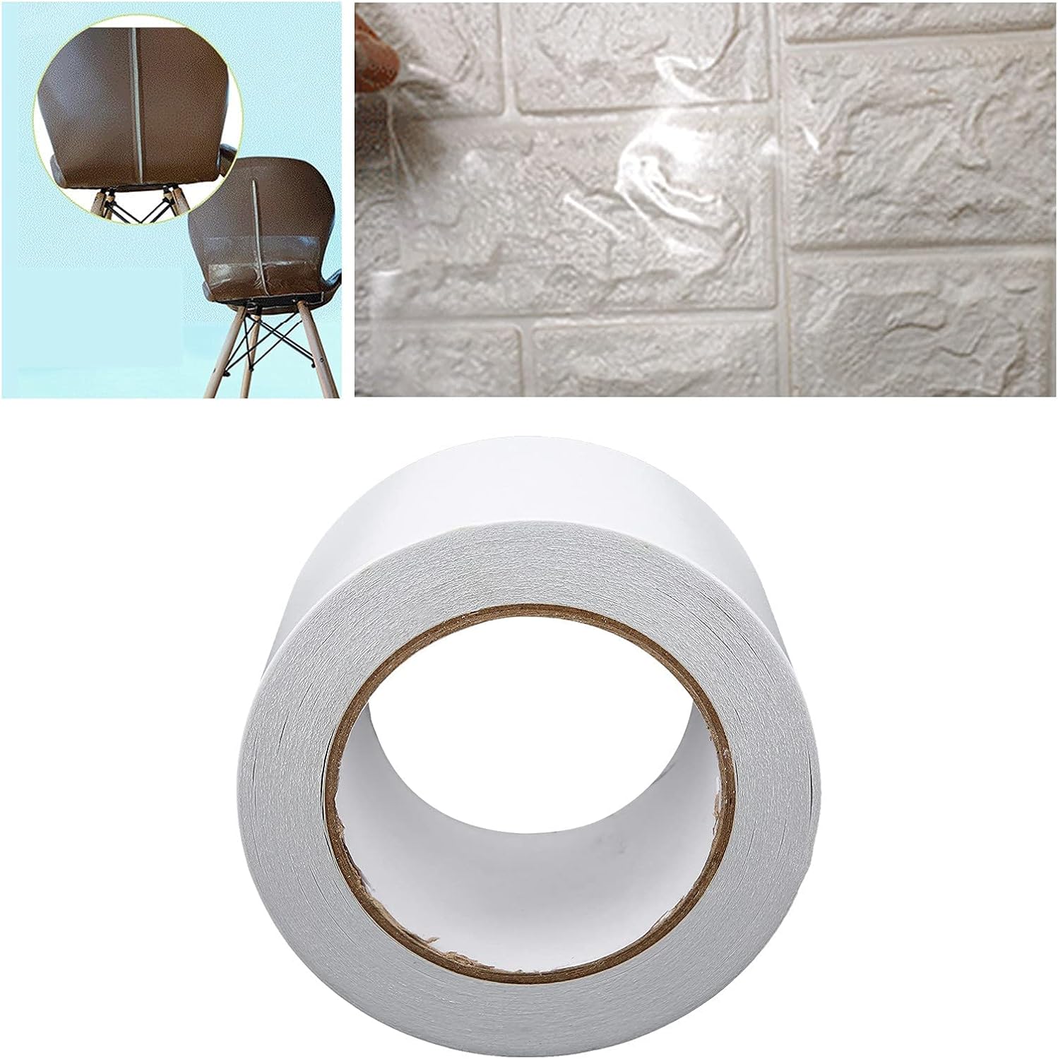 Cat Anti Scratch Tape Furniture Protector, Clear Double Sided Adhesive Sticker for Sofa, Leather, Beds, Tables, Counters, Doorways, 24 Hour Protection, Pet Safe Material,